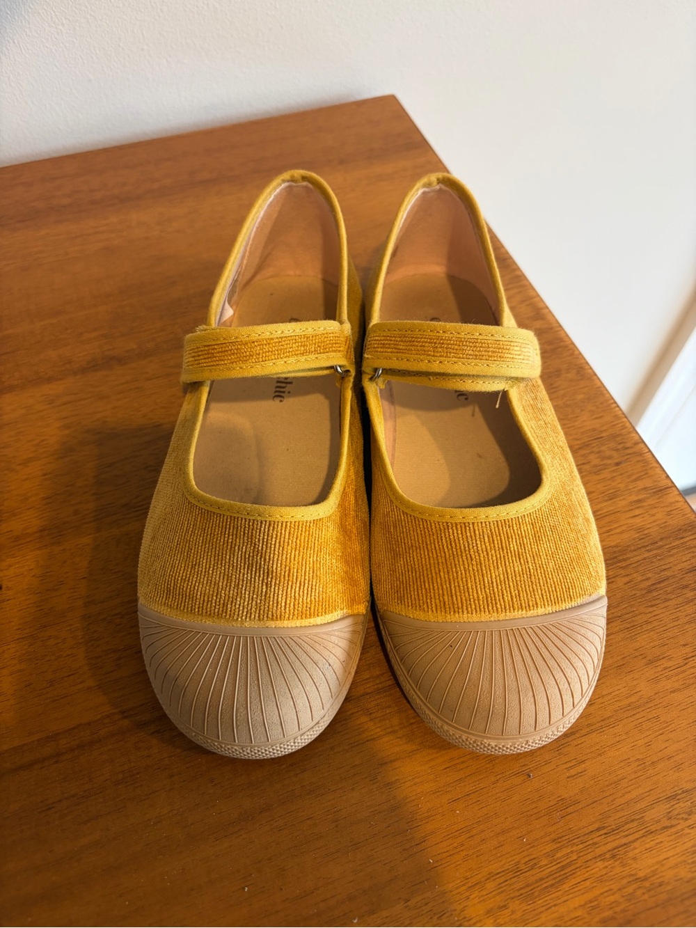 Childrenchic Girls Mary Jane Shoes in Mustard Yellow